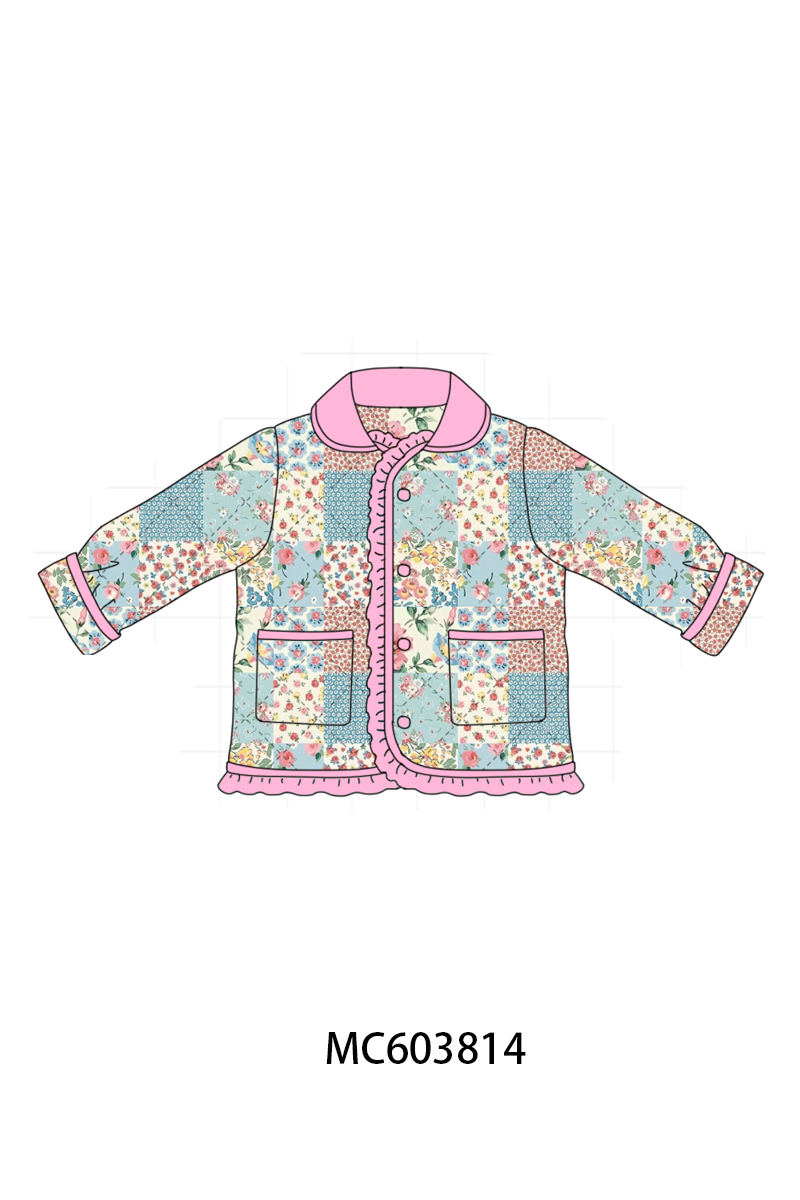 PO85 Floral patch work ruffle coat collection - ETA  LATE AUGUST to LC