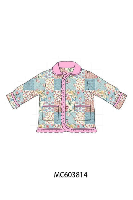 PO85 Floral patch work ruffle coat collection - ETA  LATE AUGUST to LC