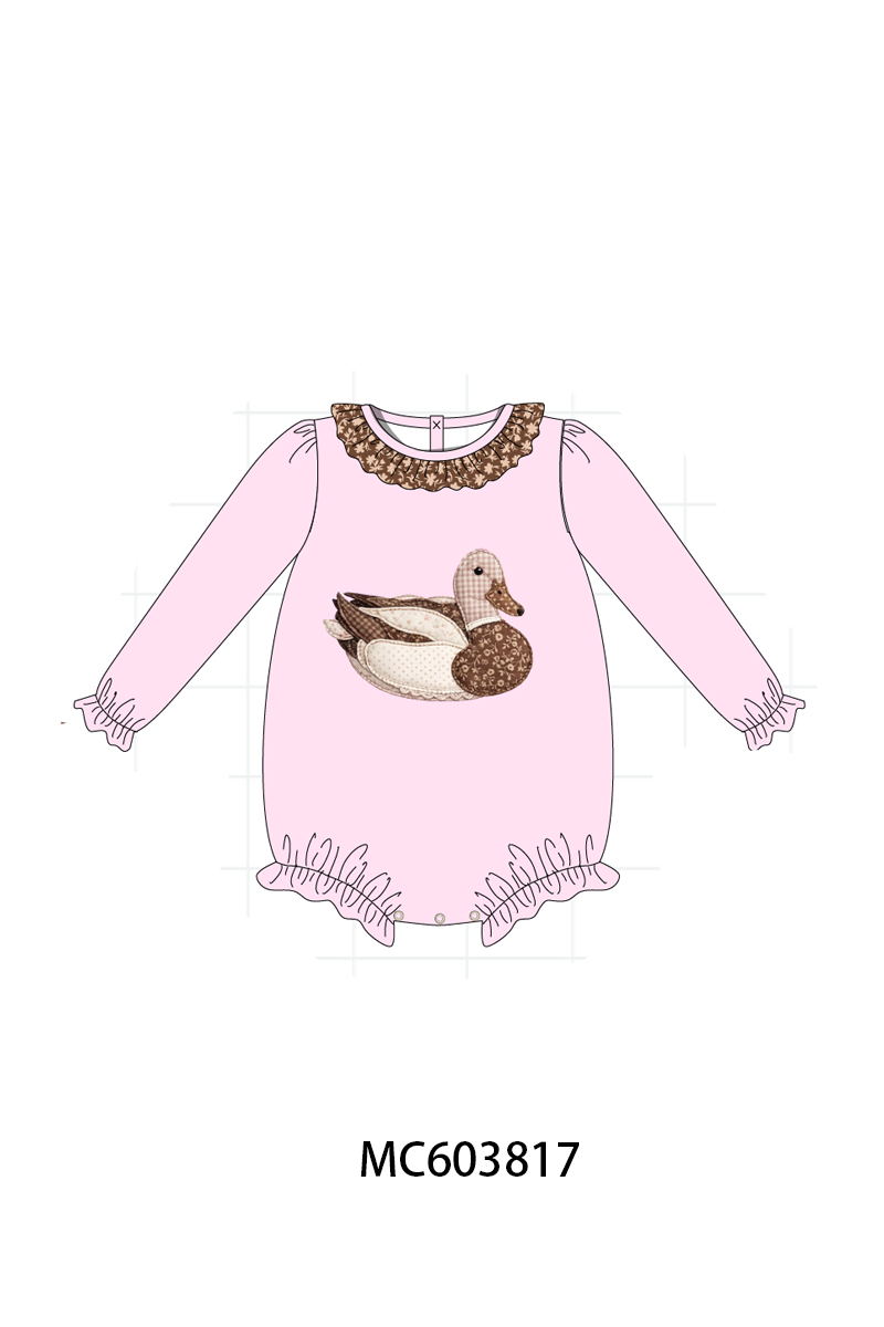 PO85 Pink&blue mallard duck applique collection - ETA  LATE AUGUST to LC