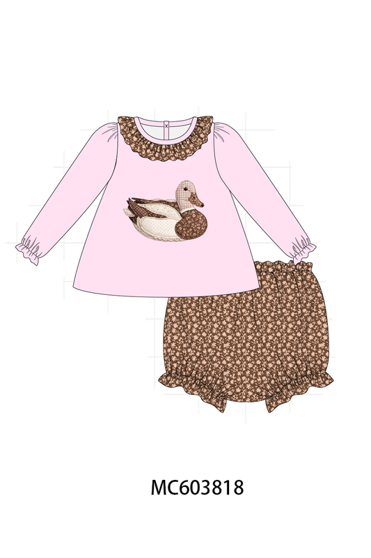 PO85 Pink&blue mallard duck applique collection - ETA  LATE AUGUST to LC