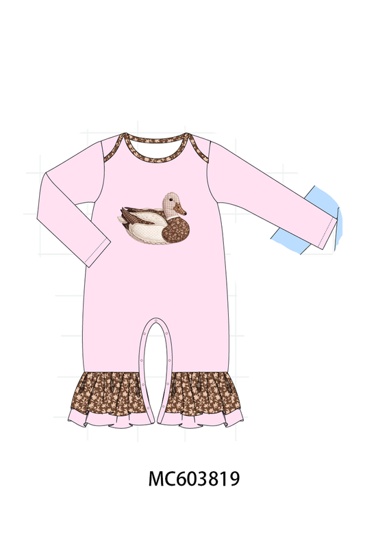 PO85 Pink&blue mallard duck applique collection - ETA  LATE AUGUST to LC