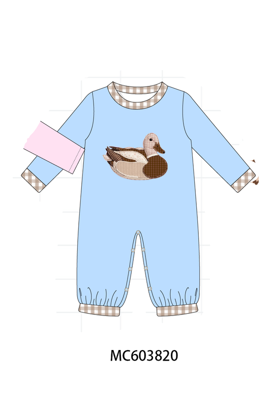 PO85 Pink&blue mallard duck applique collection - ETA  LATE AUGUST to LC