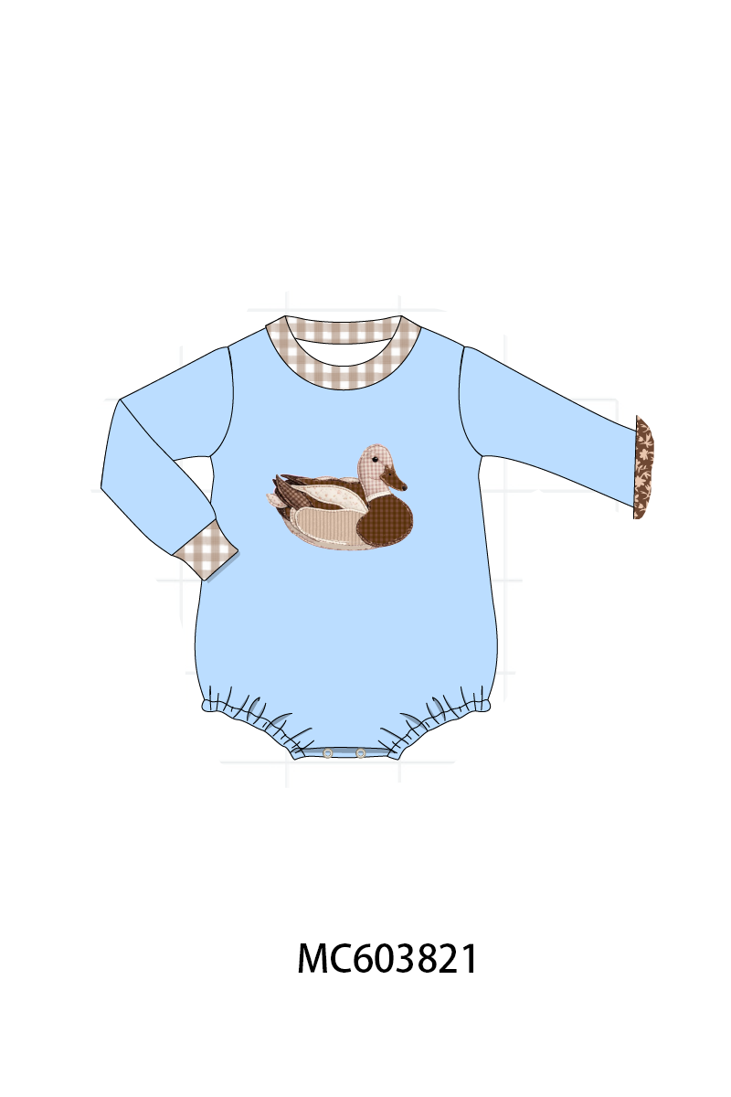 PO85 Pink&blue mallard duck applique collection - ETA  LATE AUGUST to LC