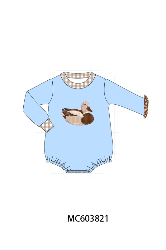 PO85 Pink&blue mallard duck applique collection - ETA  LATE AUGUST to LC