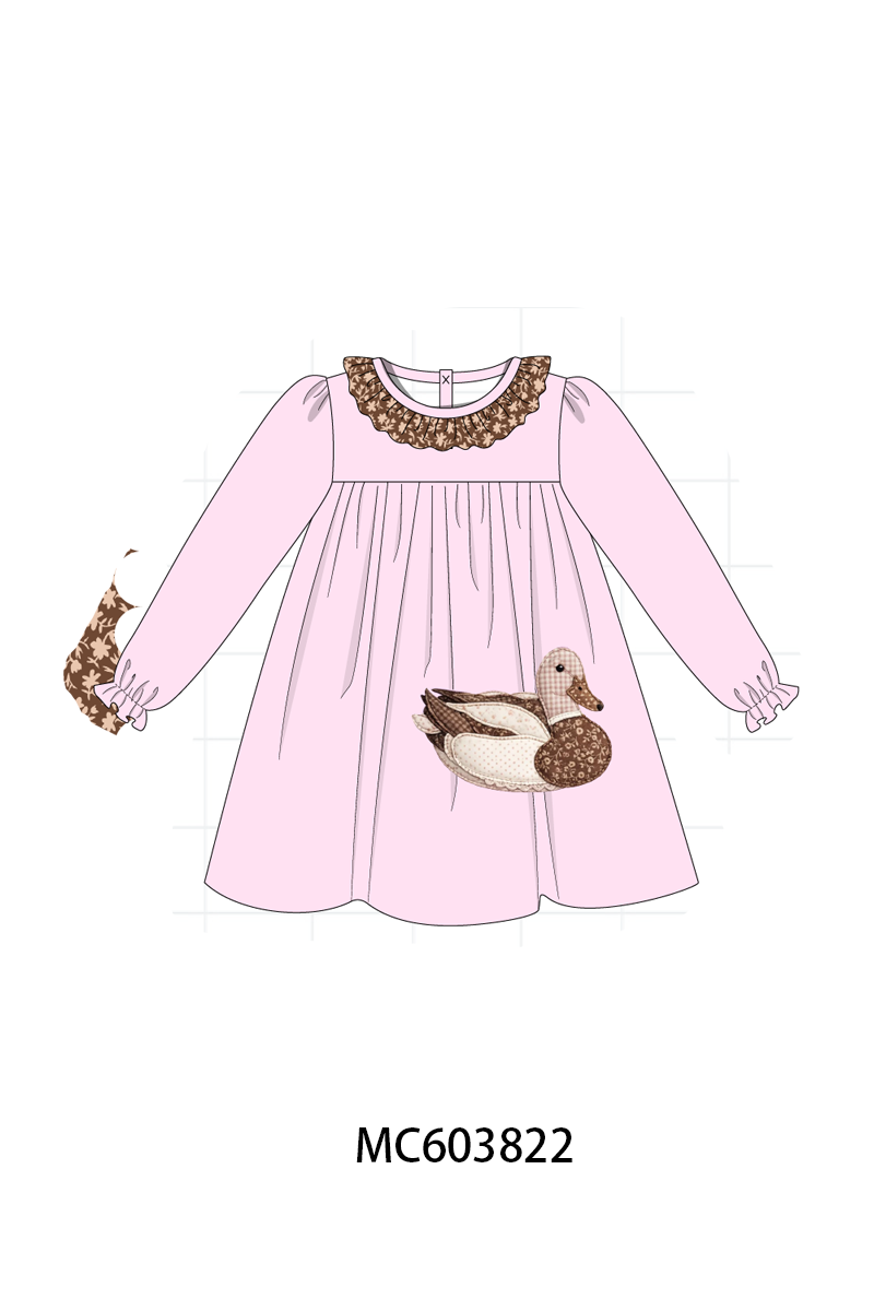 PO85 Pink&blue mallard duck applique collection - ETA  LATE AUGUST to LC