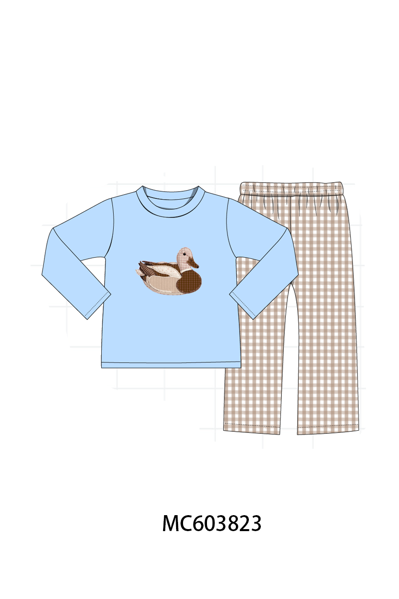 PO85 Pink&blue mallard duck applique collection - ETA  LATE AUGUST to LC