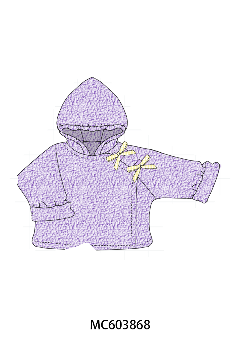 PO85 Fleece bow coat collection - ETA  LATE AUGUST to LC