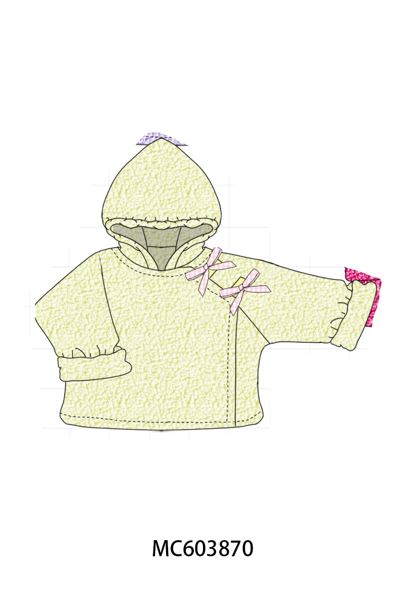 PO85 Fleece bow coat collection - ETA  LATE AUGUST to LC