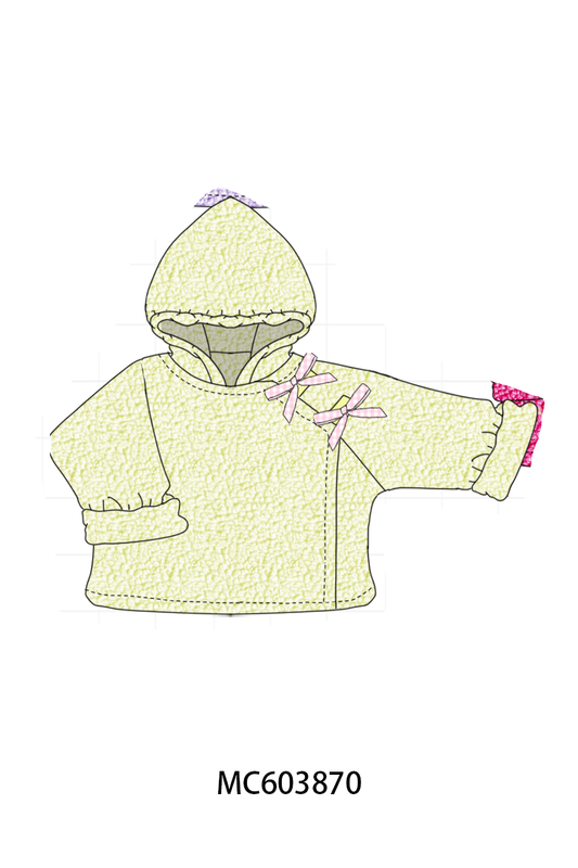 PO85 Fleece bow coat collection - ETA  LATE AUGUST to LC