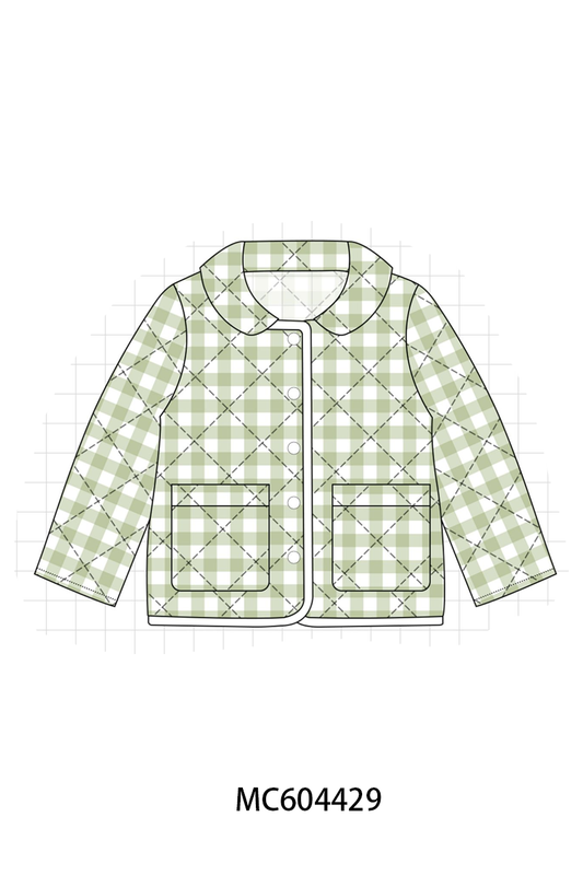 PO88 Multicolored quilted button boys jacket collection (ETA September to LC)