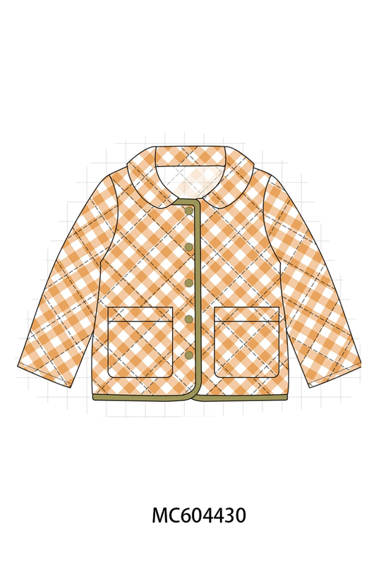 PO88 Multicolored quilted button boys jacket collection (ETA September to LC)