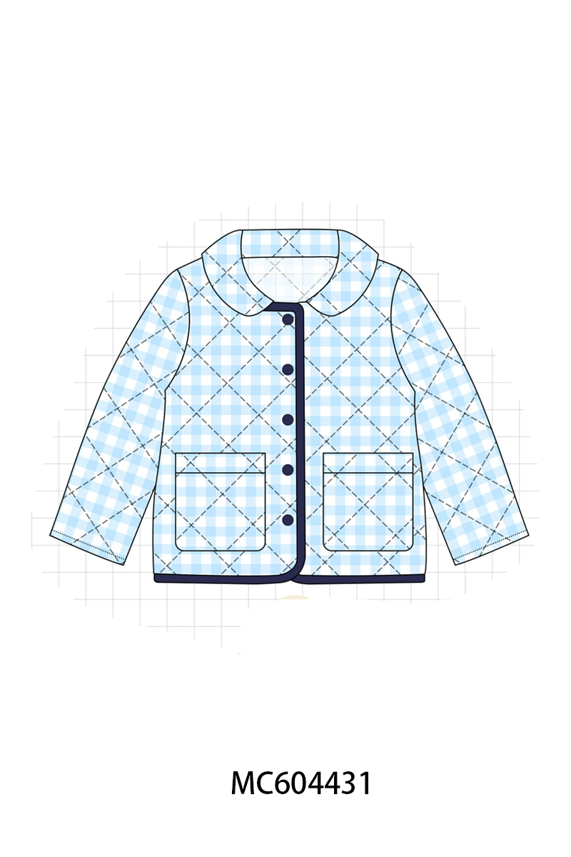 PO88 Multicolored quilted button boys jacket collection (ETA September to LC)