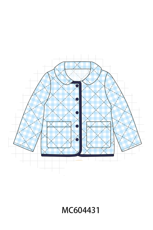 PO88 Multicolored quilted button boys jacket collection (ETA September to LC)