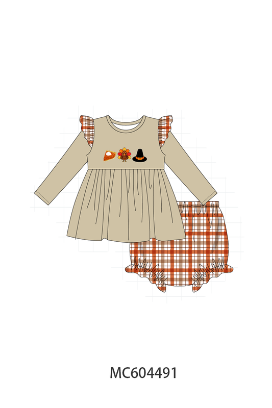 PO88 Thanksgiving turkey sequin plaid collection (ETA September to LC)