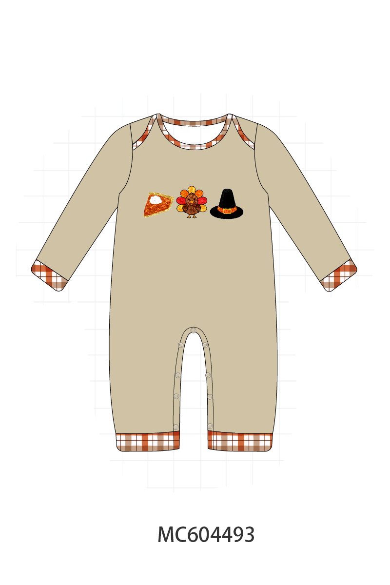 PO88 Thanksgiving turkey sequin plaid collection (ETA September to LC)