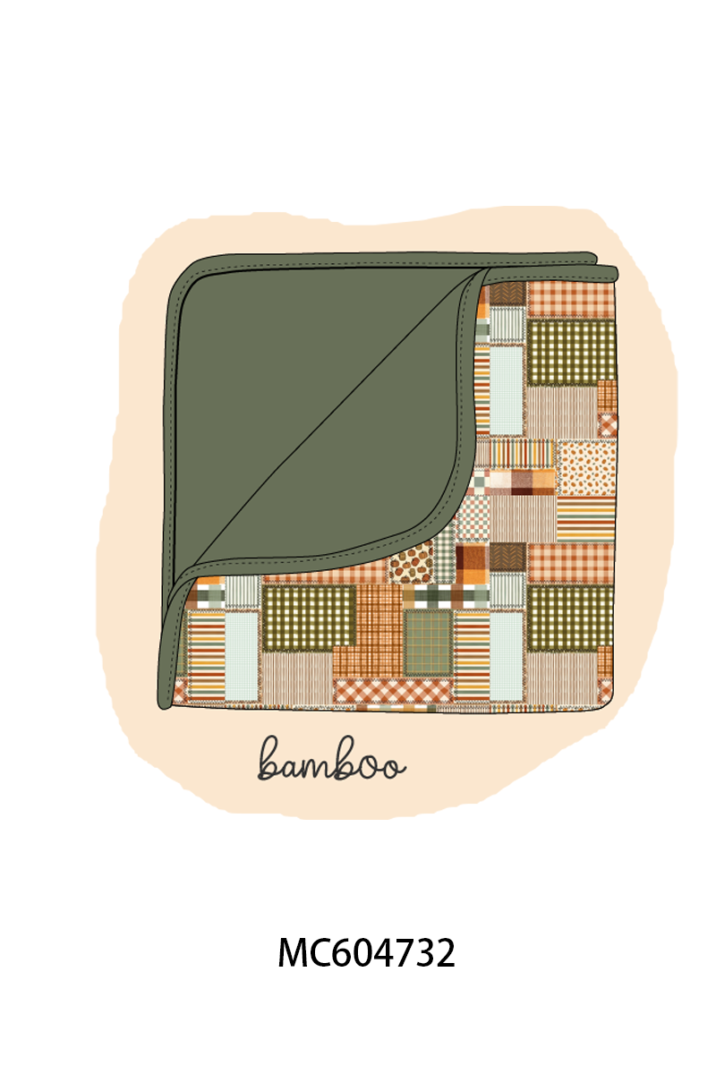 PO88 Vintage fall patchwork bamboo collection (ETA September to LC)