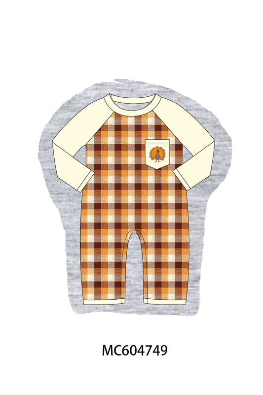 PO88 Beige turkey embroidery plaid collection (ETA September to LC)