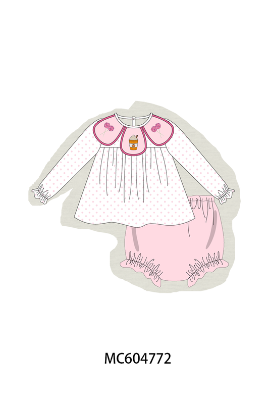 PO88 Pink navy cozy season french knot collection (ETA September to LC)