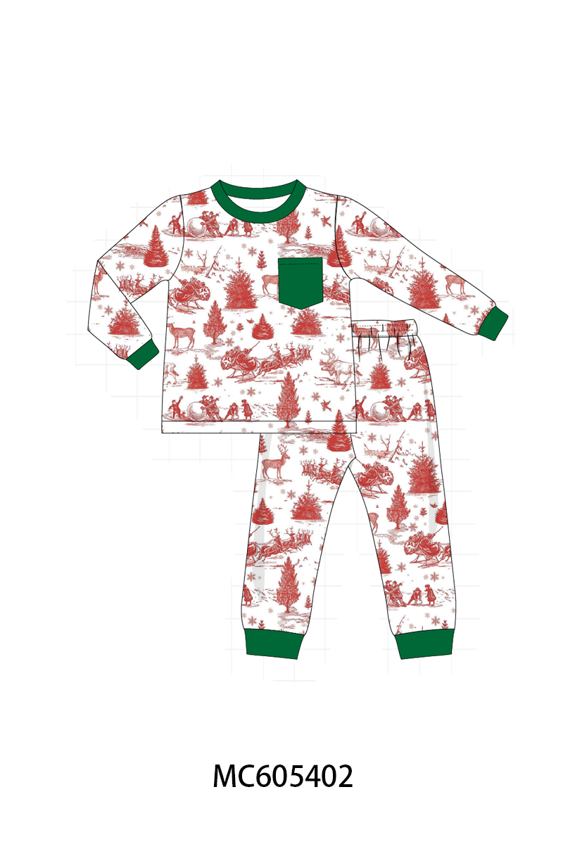 PO93 Classic Christmas Toile print collection - ETA mid-November to LC