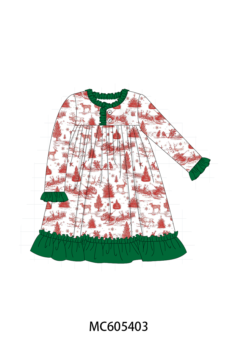 PO93 Classic Christmas Toile print collection - ETA mid-November to LC