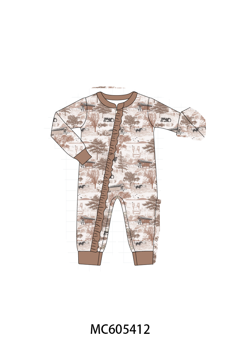 PO93 Brown farm print collection - ETA mid-November to LC