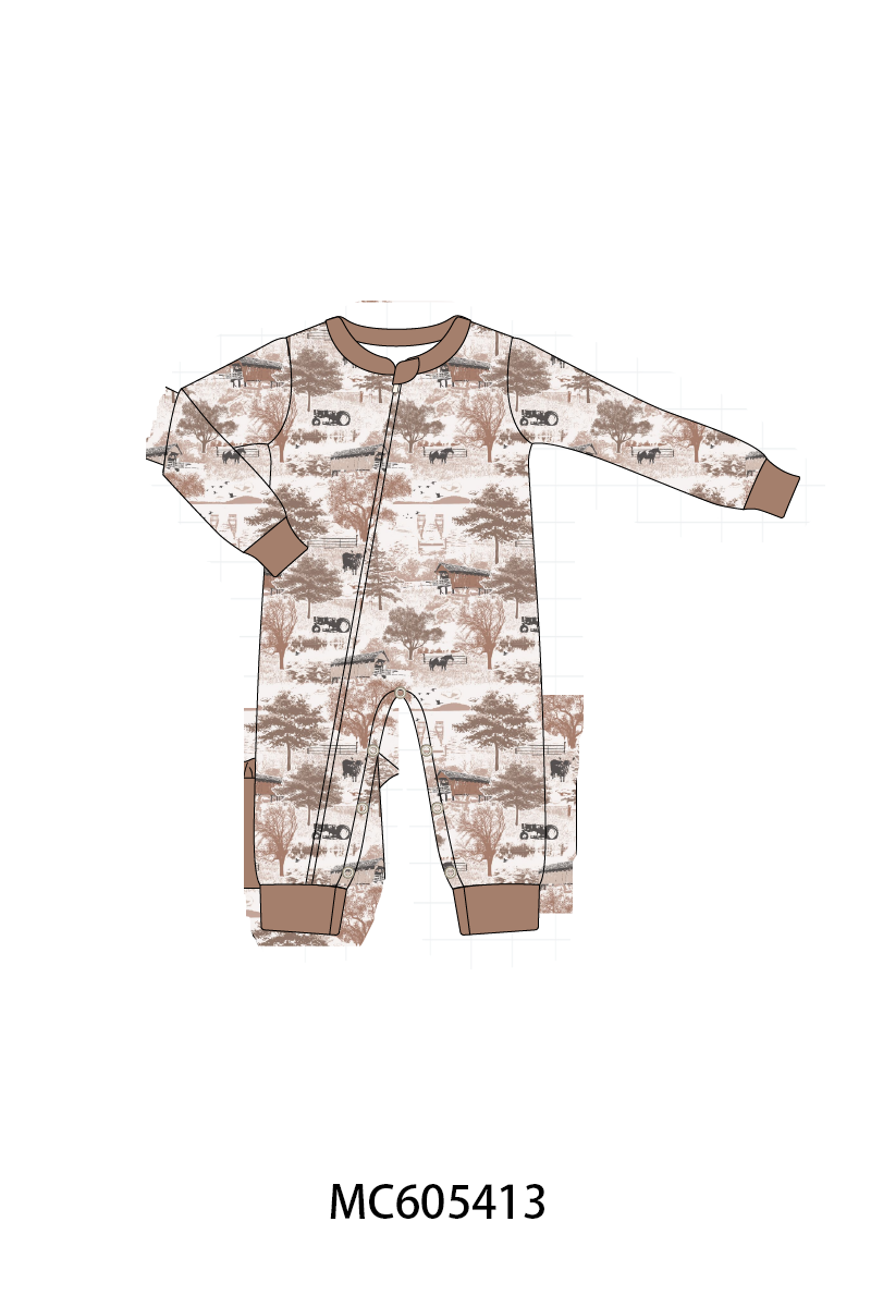 PO93 Brown farm print collection - ETA mid-November to LC