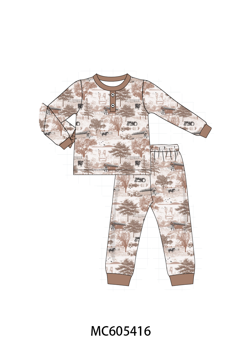 PO93 Brown farm print collection - ETA mid-November to LC