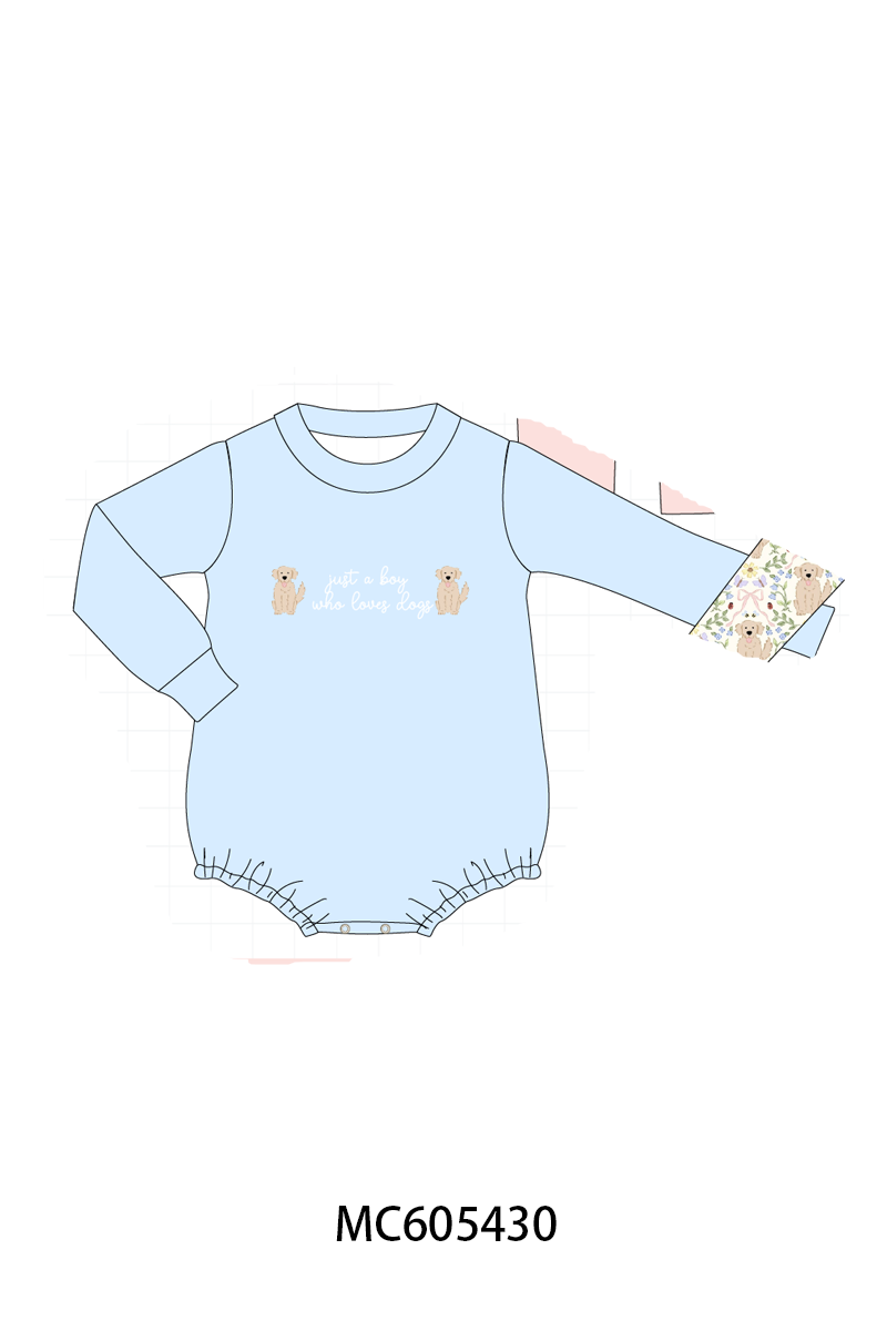 PO93 Pink&blue puppy embroidery collection - ETA mid-November to LC