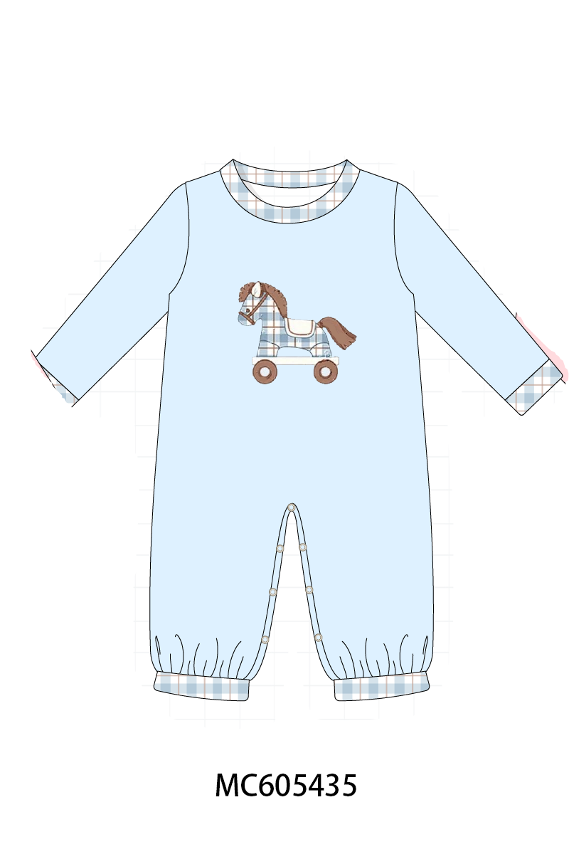 PO93 Pink&blue pony embroidery collection - ETA mid-Novemer to LC
