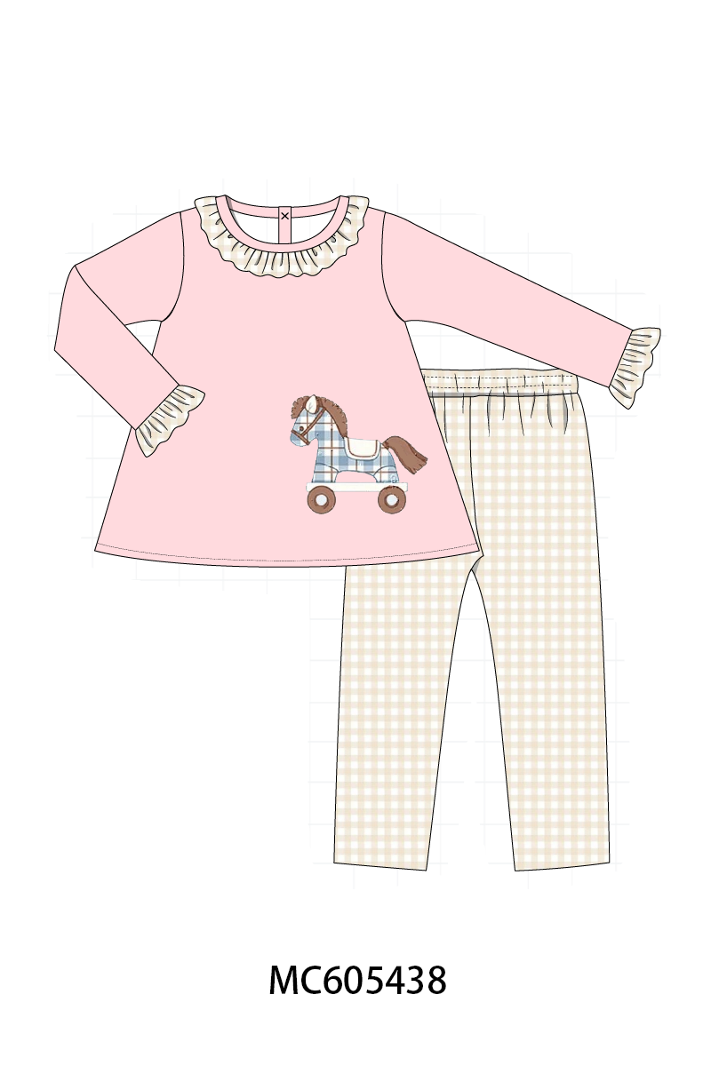 PO93 Pink&blue pony embroidery collection - ETA mid-Novemer to LC