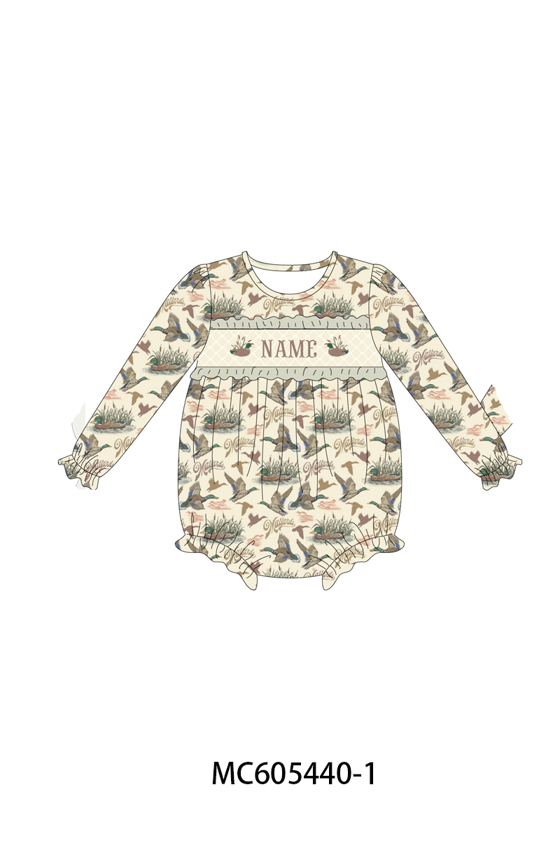 PO93 Green mallard monogram embroidery collection - ETA mid-November to LC