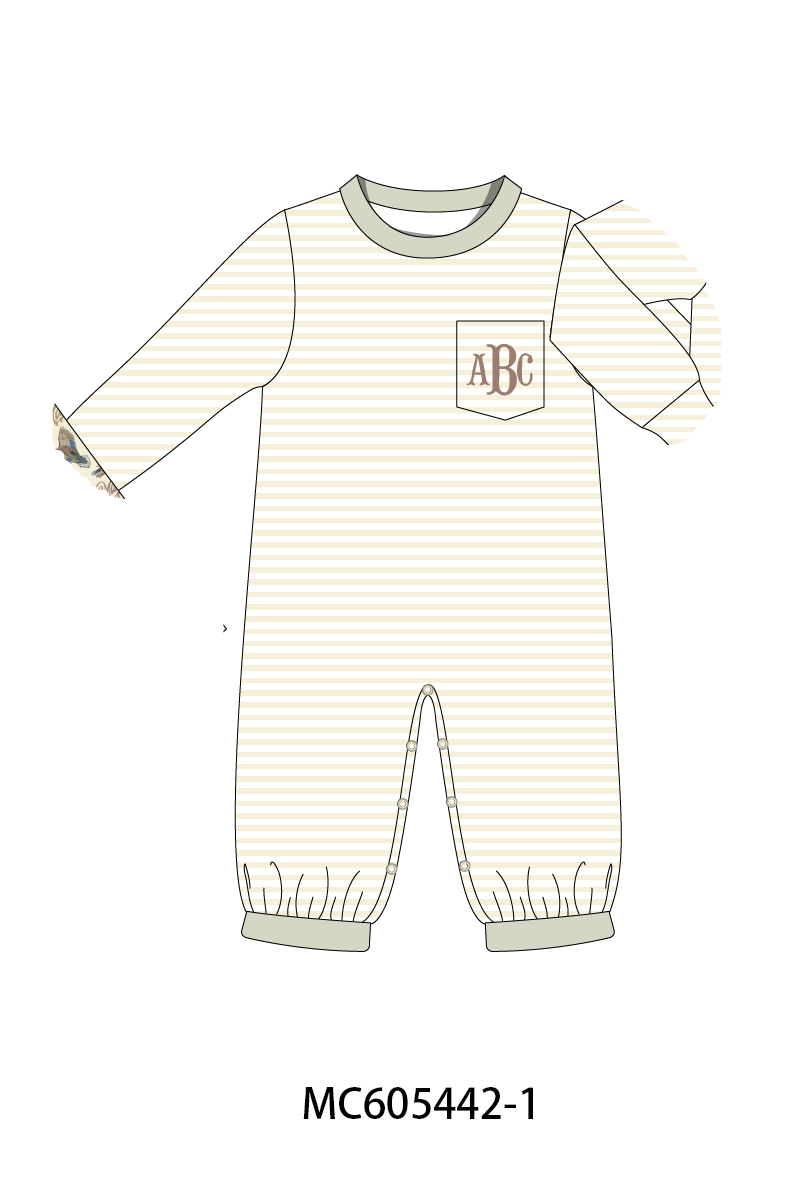 PO93 Green mallard monogram embroidery collection - ETA mid-November to LC