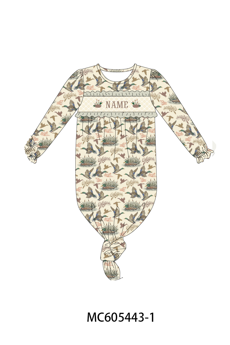 PO93 Green mallard monogram embroidery collection - ETA mid-November to LC