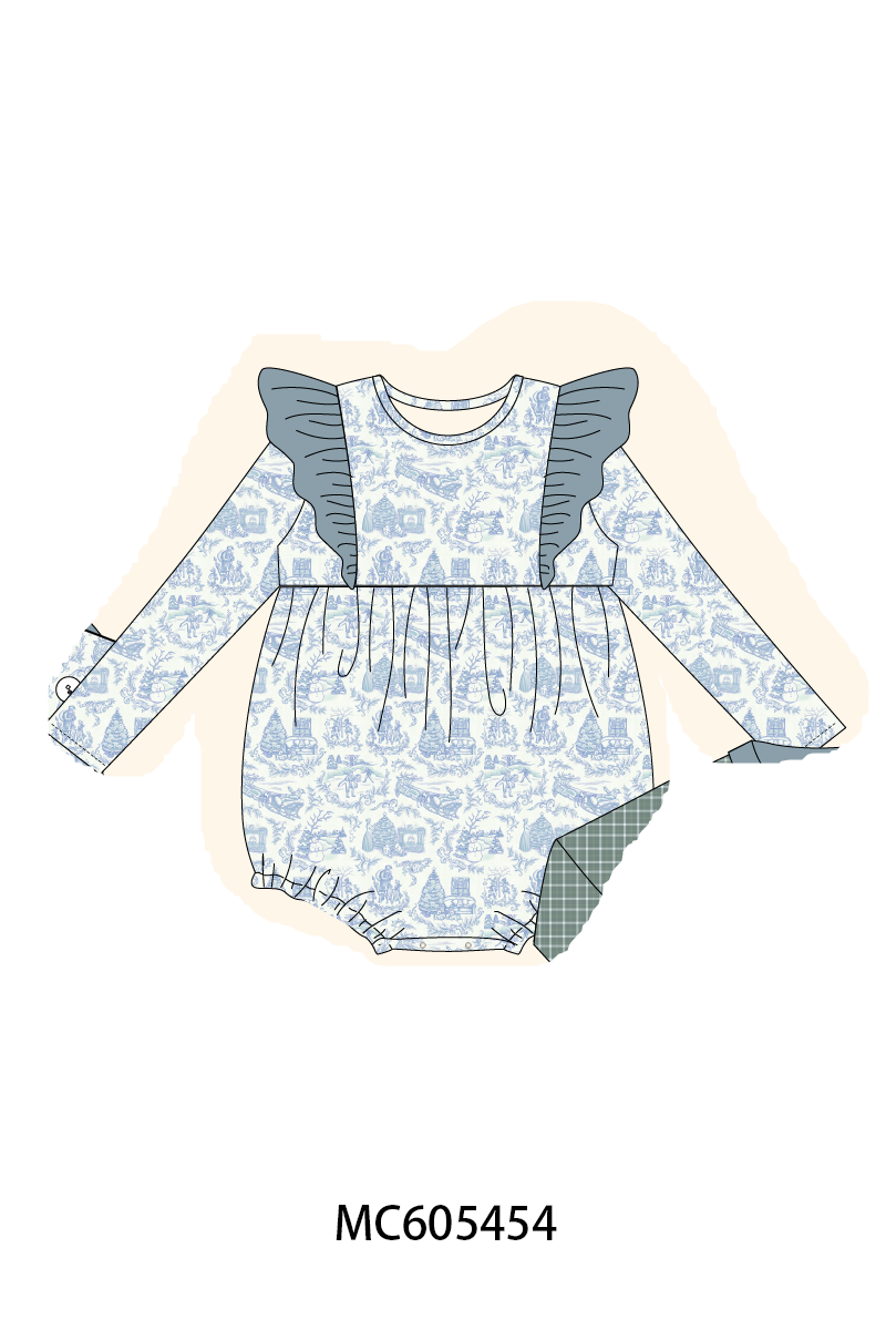 PO93 Blue toile holiday print collection - ETAA mid-November to LC