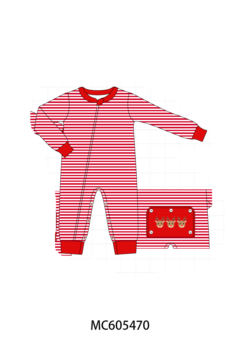 PO93 Christmas stripe tree santa reindeer gingerbread embroidery collection- ETAmid-November to LC
