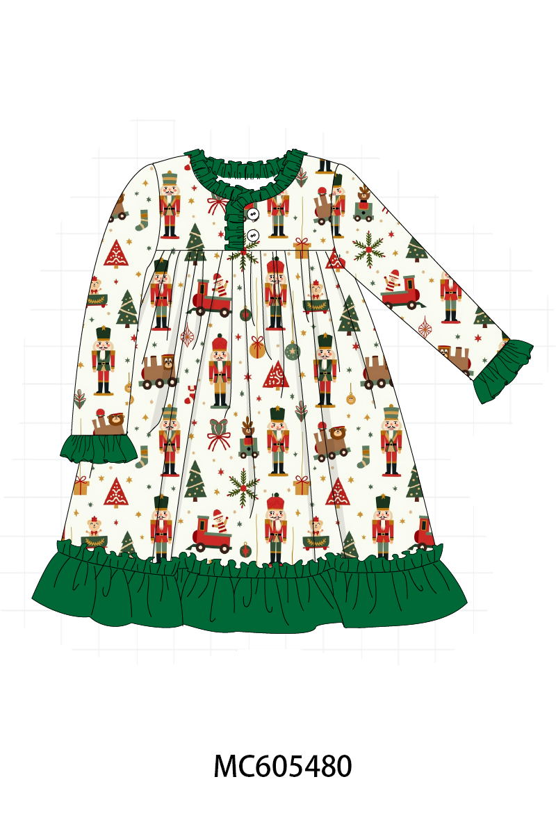 PO93 Forest nutcracker print pajama collection - ETA mid-November to LC