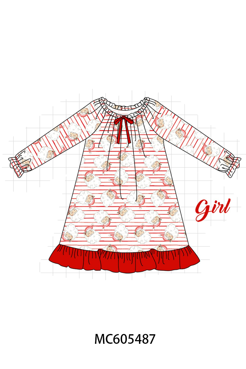 PO93 Red christmas santa claus stripe bamboo collection - ETA mid-November to LC