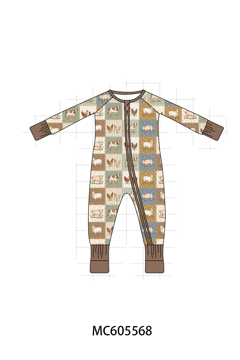 PO93 Brown farm checkered bamboo collection - ETA mid-November to LC