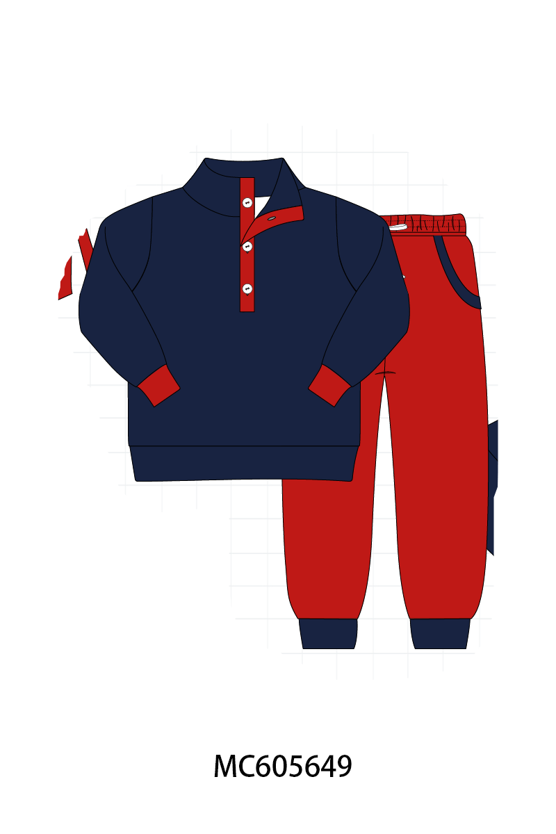PO93 Navy holly embroidery collection - ETA mid-November to LC