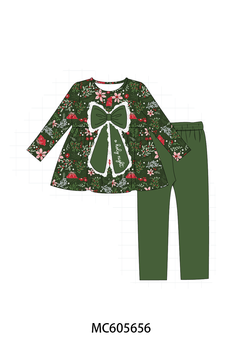 PO93 Green floral print bow collection - ETA mid-November to LC
