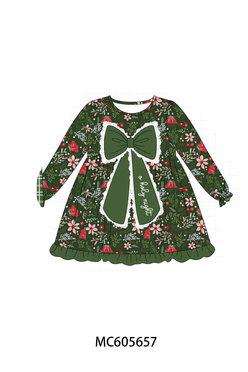 PO93 Green floral print bow collection - ETA mid-November to LC