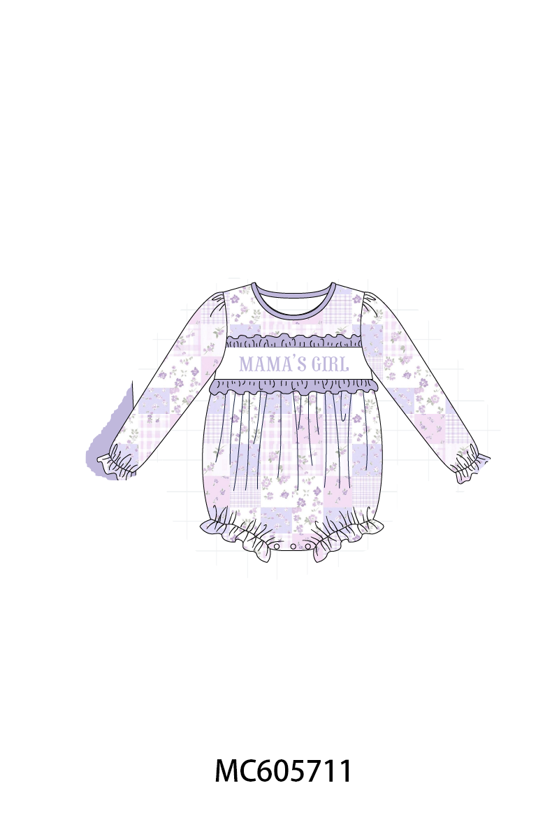 PO95 Mama's girl embroidery ruffle collection - ETA early December to LC