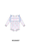 PO95 Blue MAMA'S GIRL embroidery floral collection - ETA early December to LC
