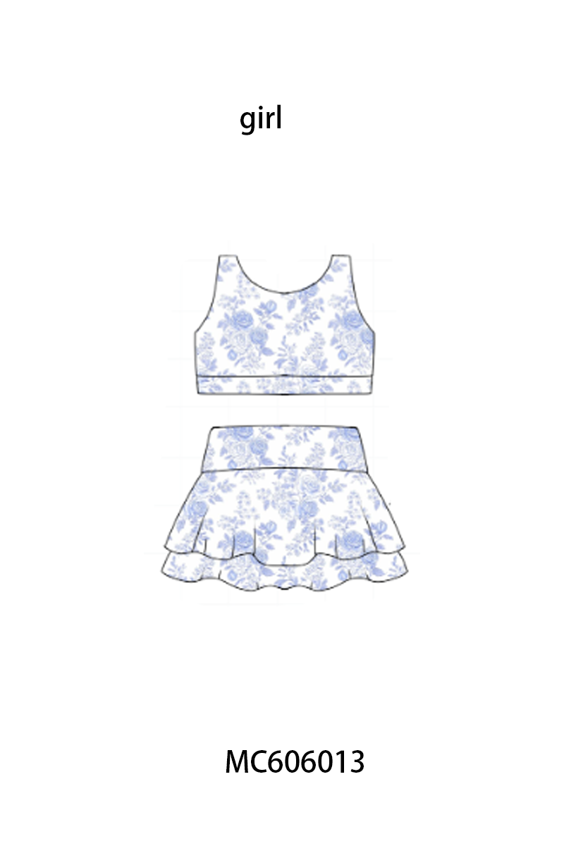 PO95 Blue floral print mom&me active collection 1 -- ETA early December to LC