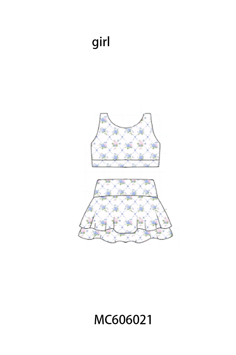 PO95 Blue floral print mom&me active collection 2 - ETA early December to LC