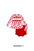 PO95 Red&blue heart monogram embroidery collection - ETA early December to LC