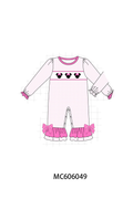 PO95 Pink&blue character embroidery gingham collection - ETA early December to LC