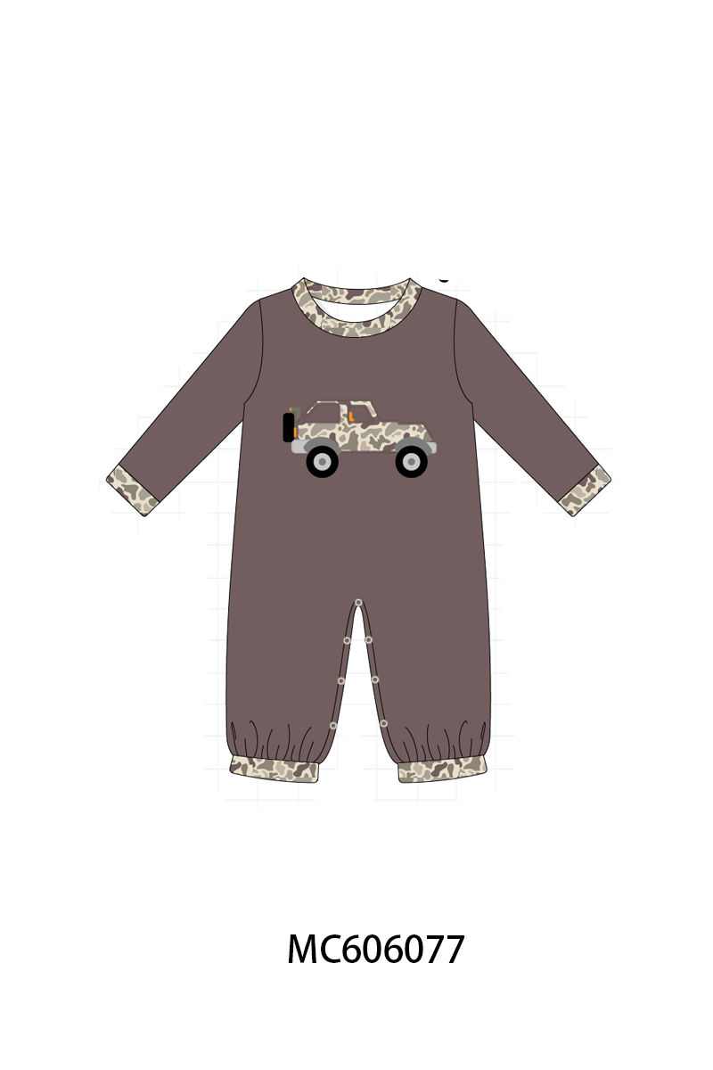 PO95 Mocha brown camouflage adventure applique collection - ETA early December to LC