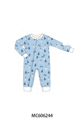 PO95 Blue snowman print pajama collection - ETA early December to LC