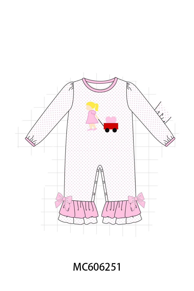 PO95 Pink heart wagon applique collection - ETA early December to LC